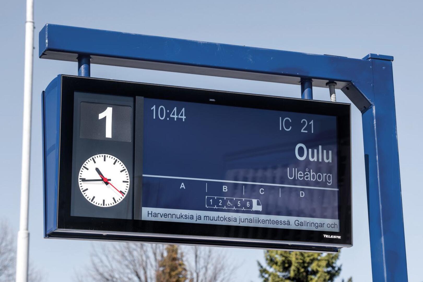 Junat korvataan busseilla viikonloppuna Kokkolan ja Oulun sekä Ylivieskan ja Iisalmen välillä.