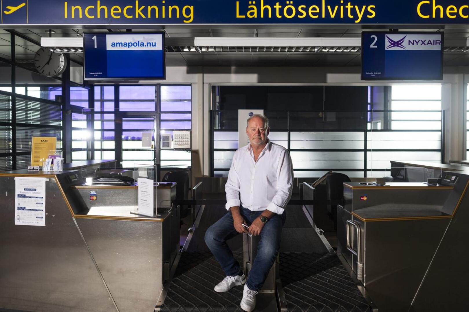 Kruunupyyn lentoasemayhtiön toimitusjohtaja Stig-Göran Forsman uskoo, että jo kevään korvalla Tukholman lennot taasen käynnistyvät. 