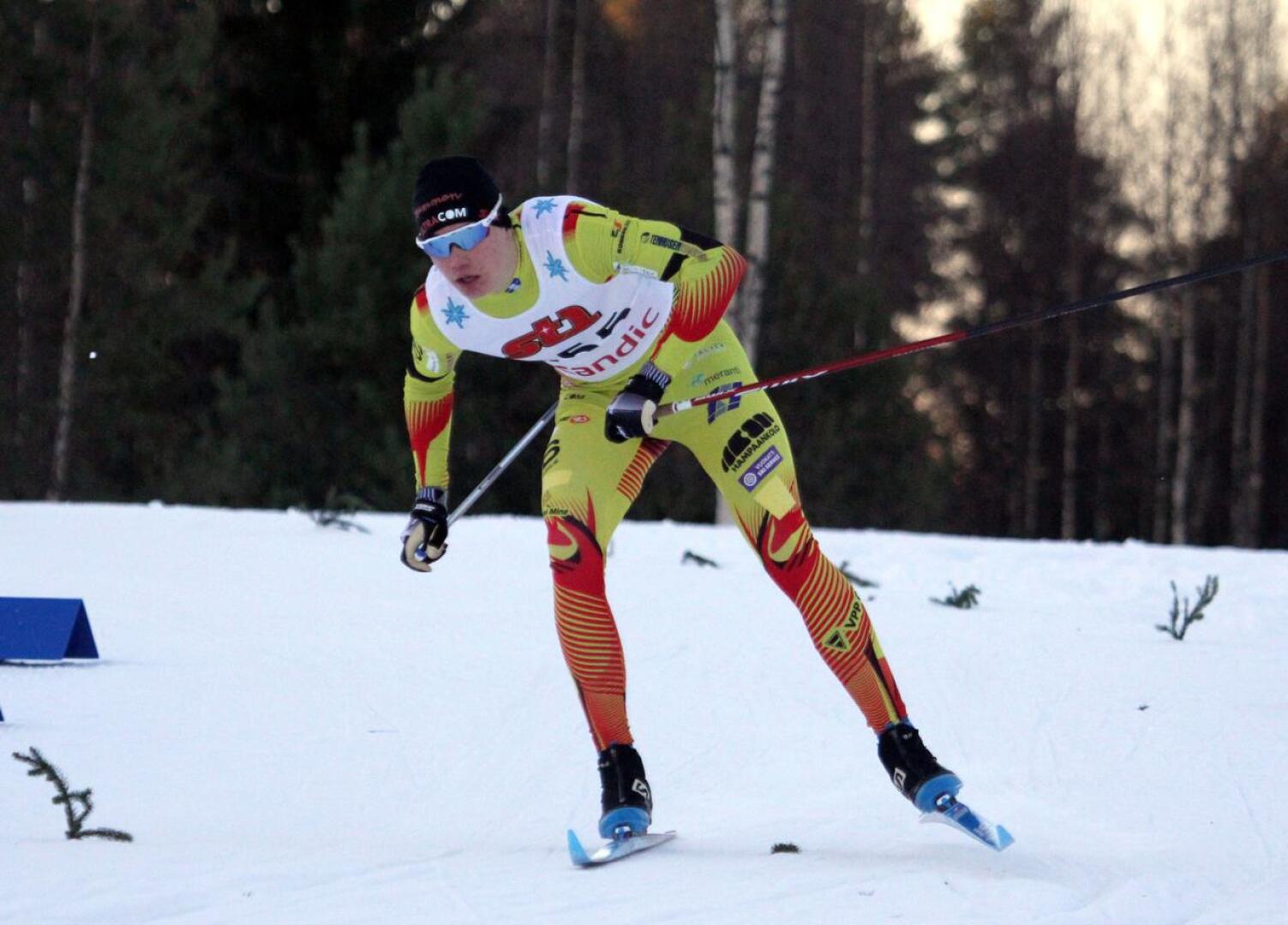 Keskipohjanmaan hopeamitali 2021. Niilo Moilanen, Pohti Ski Team.