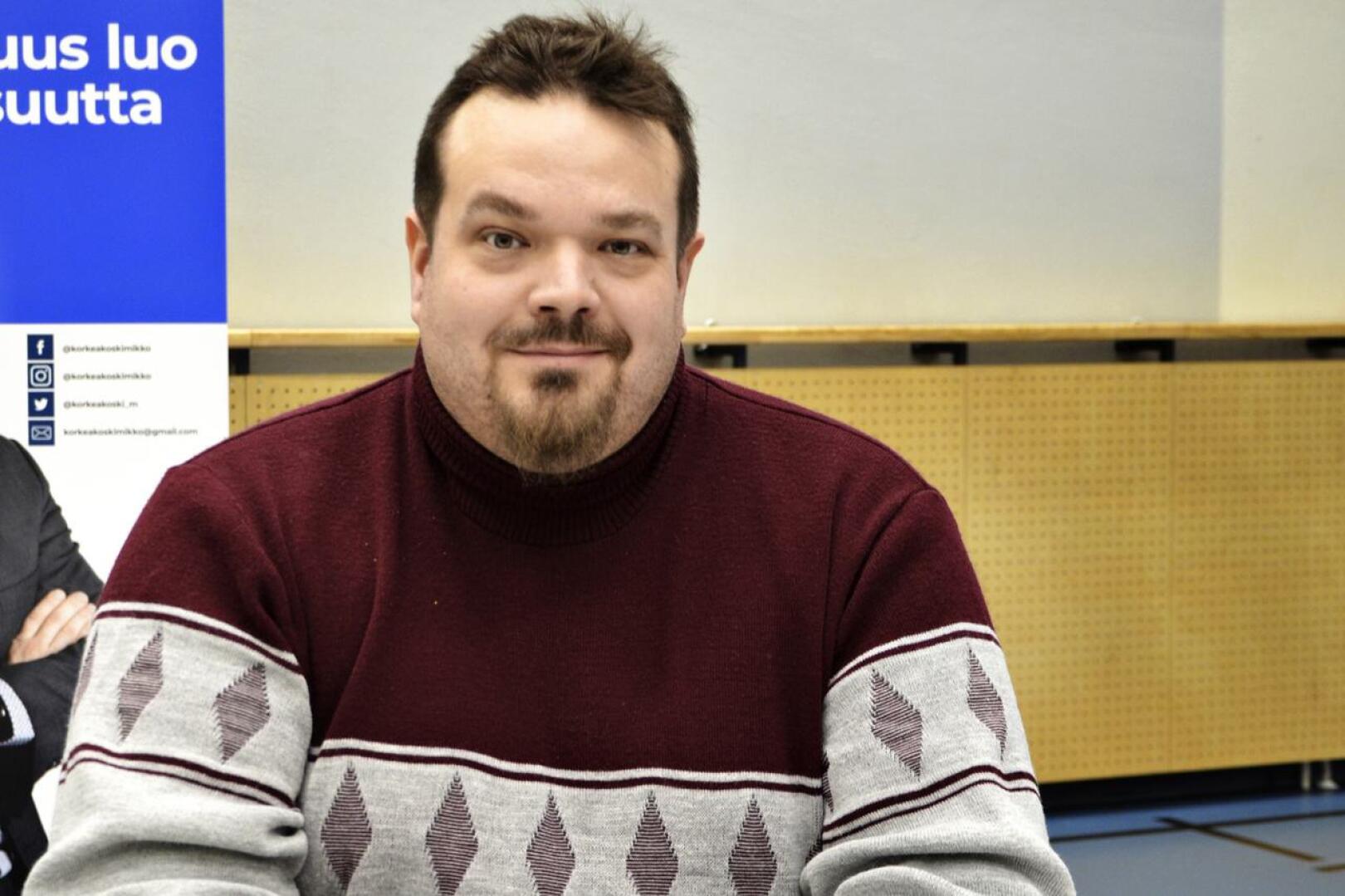 Antti Kangas (ps.) on ehdolla Oulun vaalipiirissä.