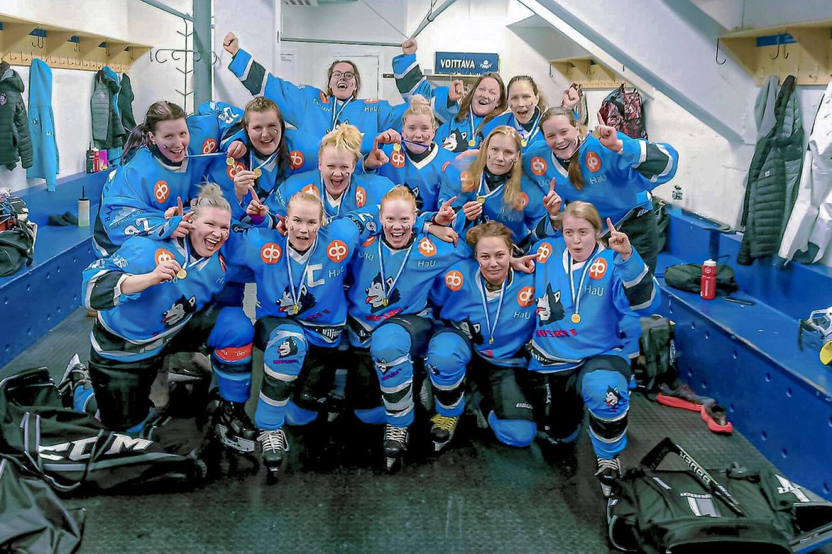 Huskinaiset voitti koko Pohjois-Suomen Harrastesarjan mestaruuden lauantaina Rovaniemellä.