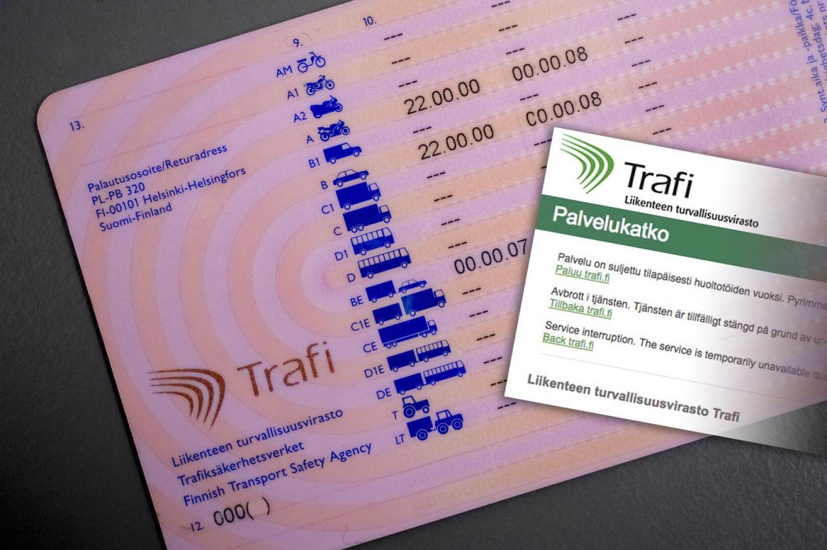 Liikenteen turvallisuusvirasto Trafin päätös julkaista suomalaisten tiedot ajo-oikeudesta netissä sai aikaan kohun. Kohun seurauksena Trafi sulki palvelun.
