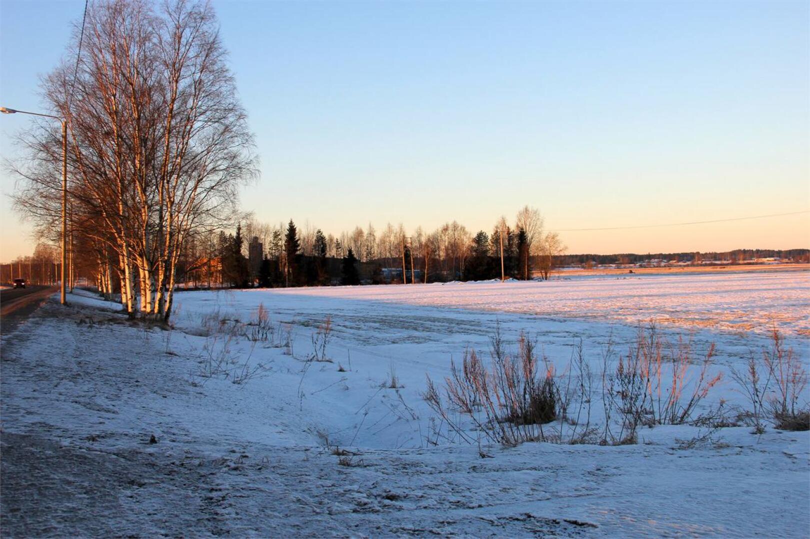 Biolaitoksen paikaksi kaavaillaan jätevesipuhdistamon vieressä olevaa tonttia Kokkola-Kajaani -tien varrella.