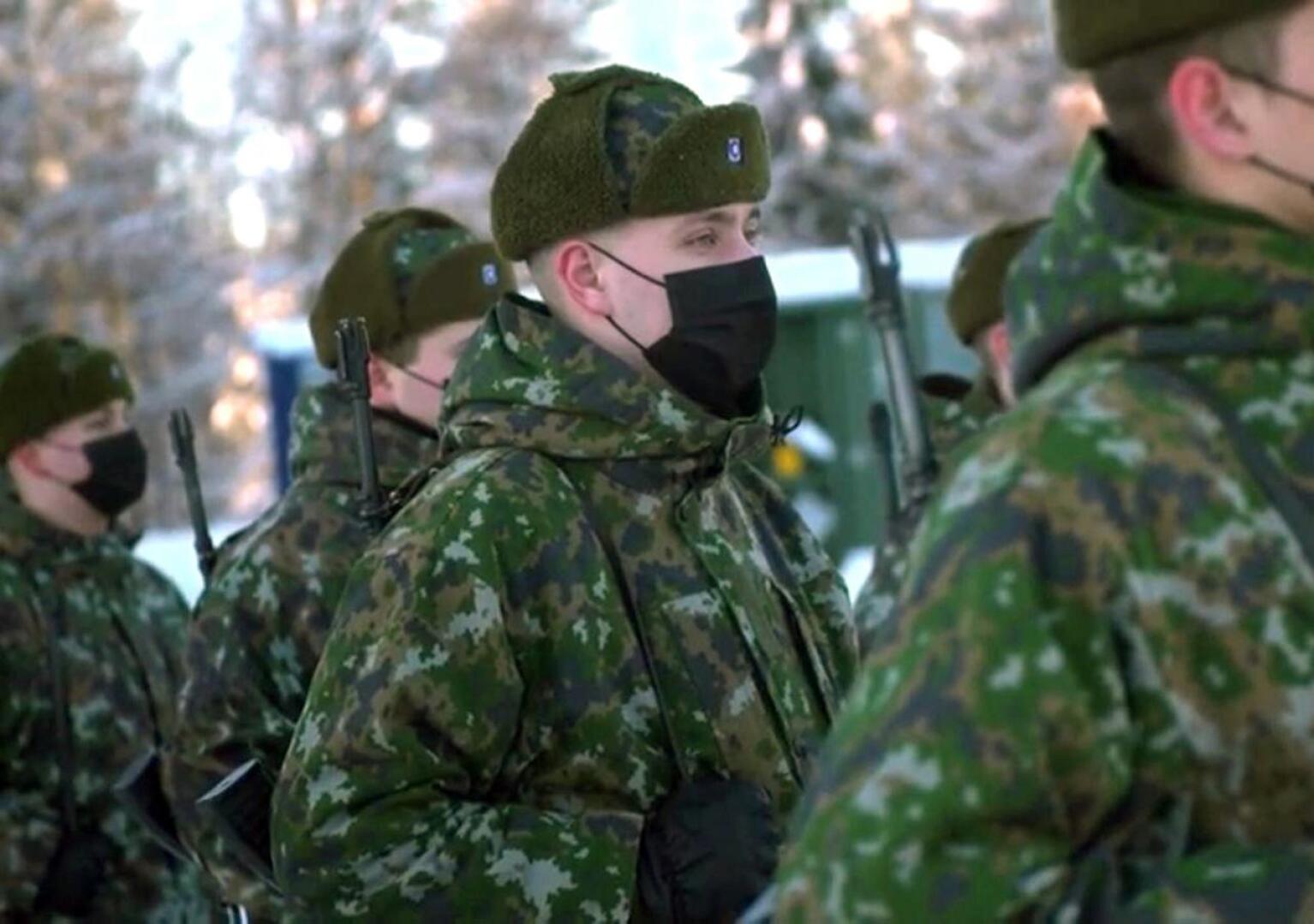Eetu aloitti armeijan Rovaniemellä tammikuussa.