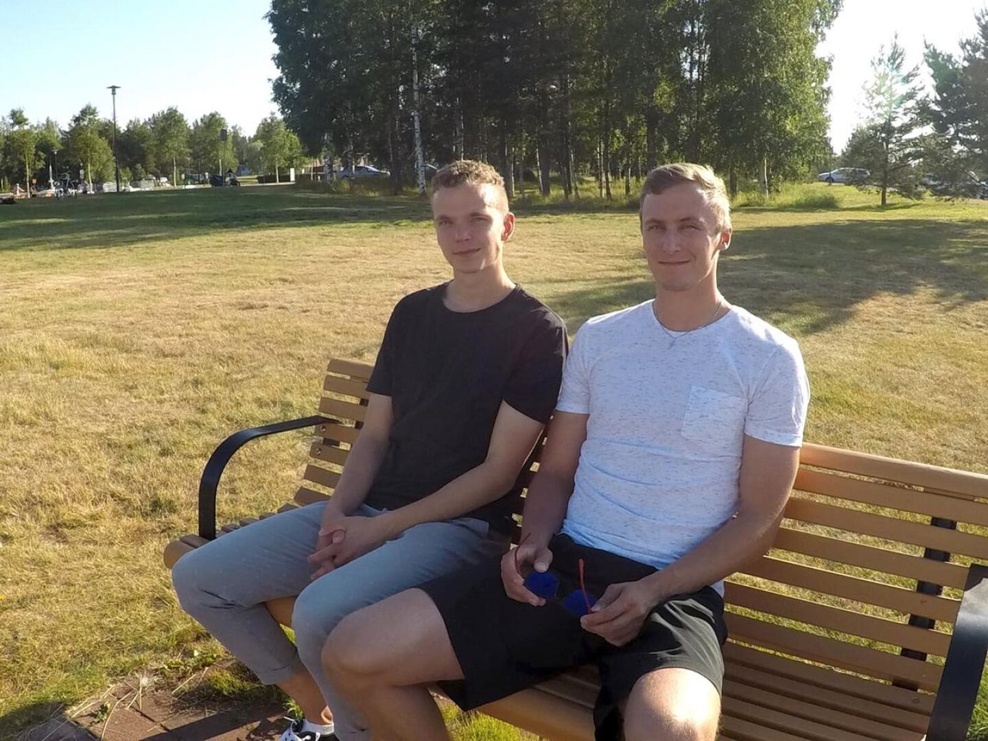 Lasse ja Lauri Jylhä pelaavat jälleen samassa seurassa tulevalla kaudella. Kuva vuodelta 2019.
