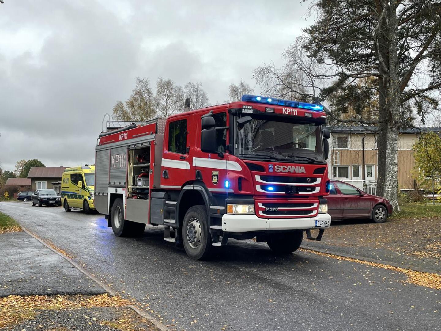 Pelastuslaitos hälytettiin maanantaina sammutustehtävälle Allinkadulle Kokkolaan.