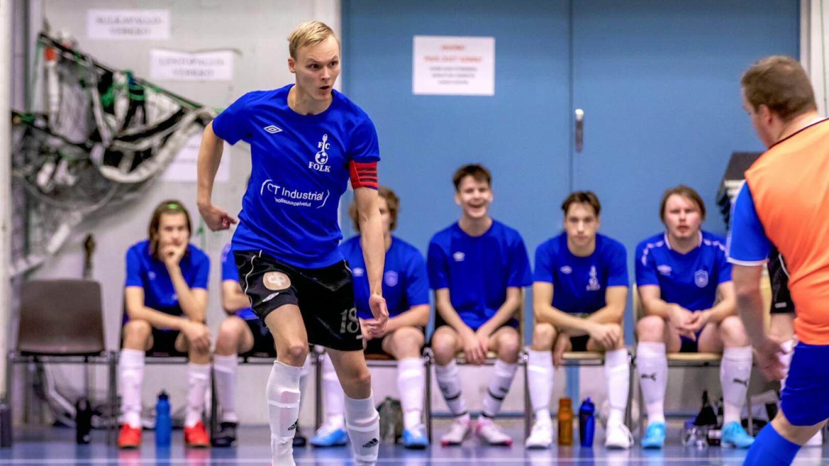 Miikka Koivu on tyytyväinen FC Folkin futsal-kauteen. Arkistokuva.