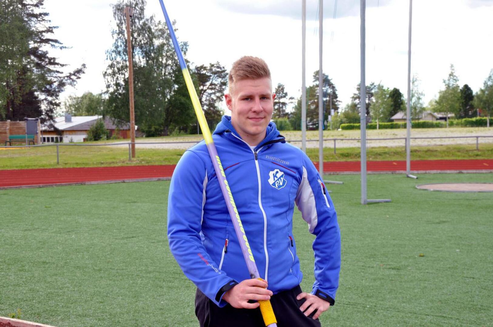 Janne Läspä edustaa Suomea 19-vuotiaiden EM-kilpailuissa.