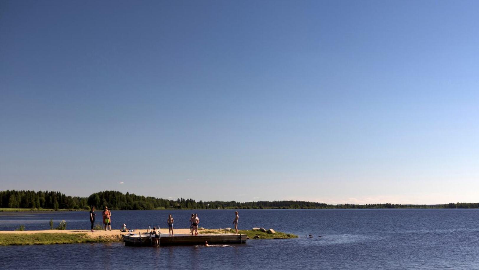 Pidisjärven veden lämpötila on viimeviikkoisen mittauksen mukaan jo 18,8 astetta.