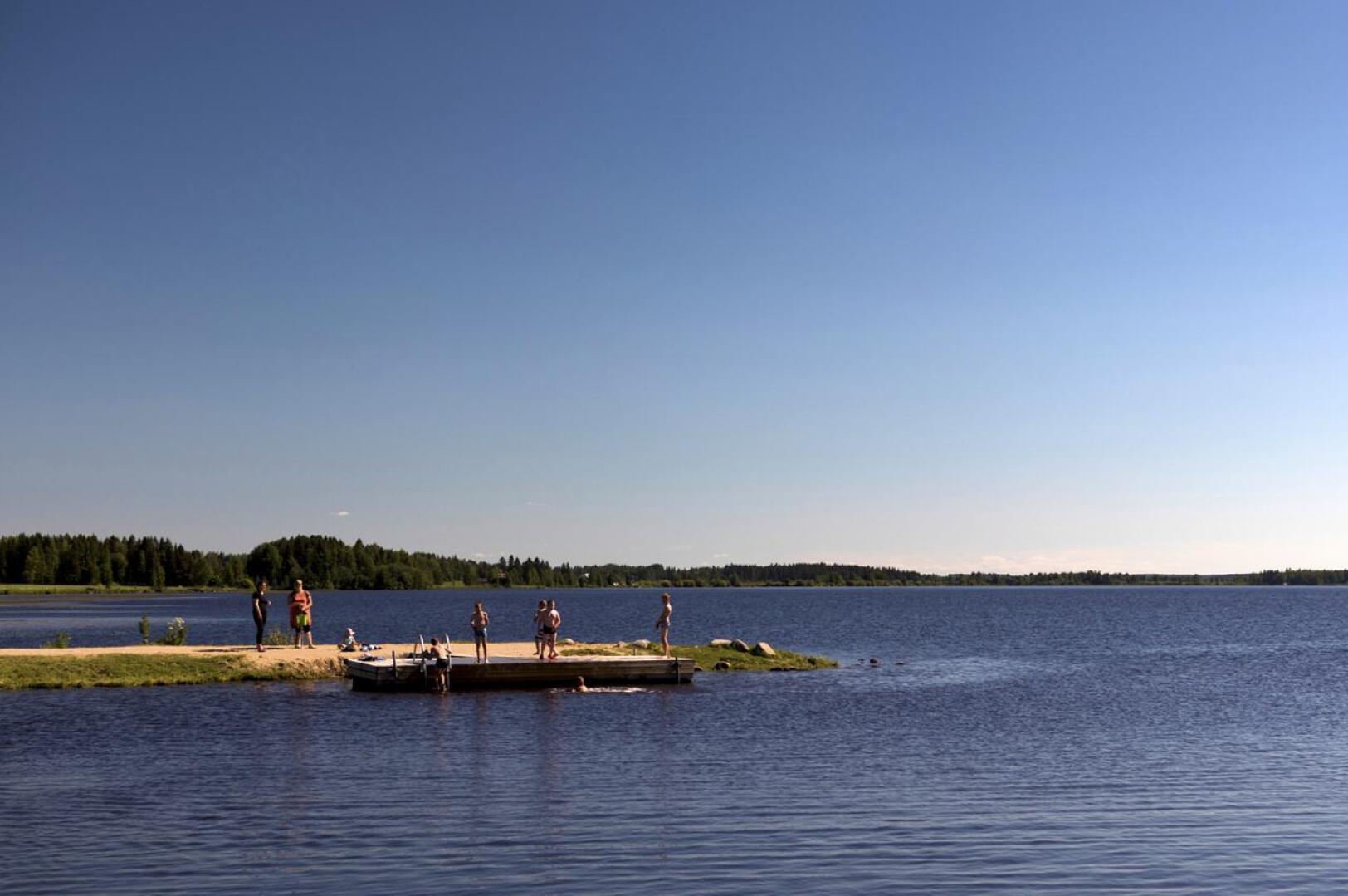 Pidisjärven veden lämpötila on viimeviikkoisen mittauksen mukaan jo 18,8 astetta.