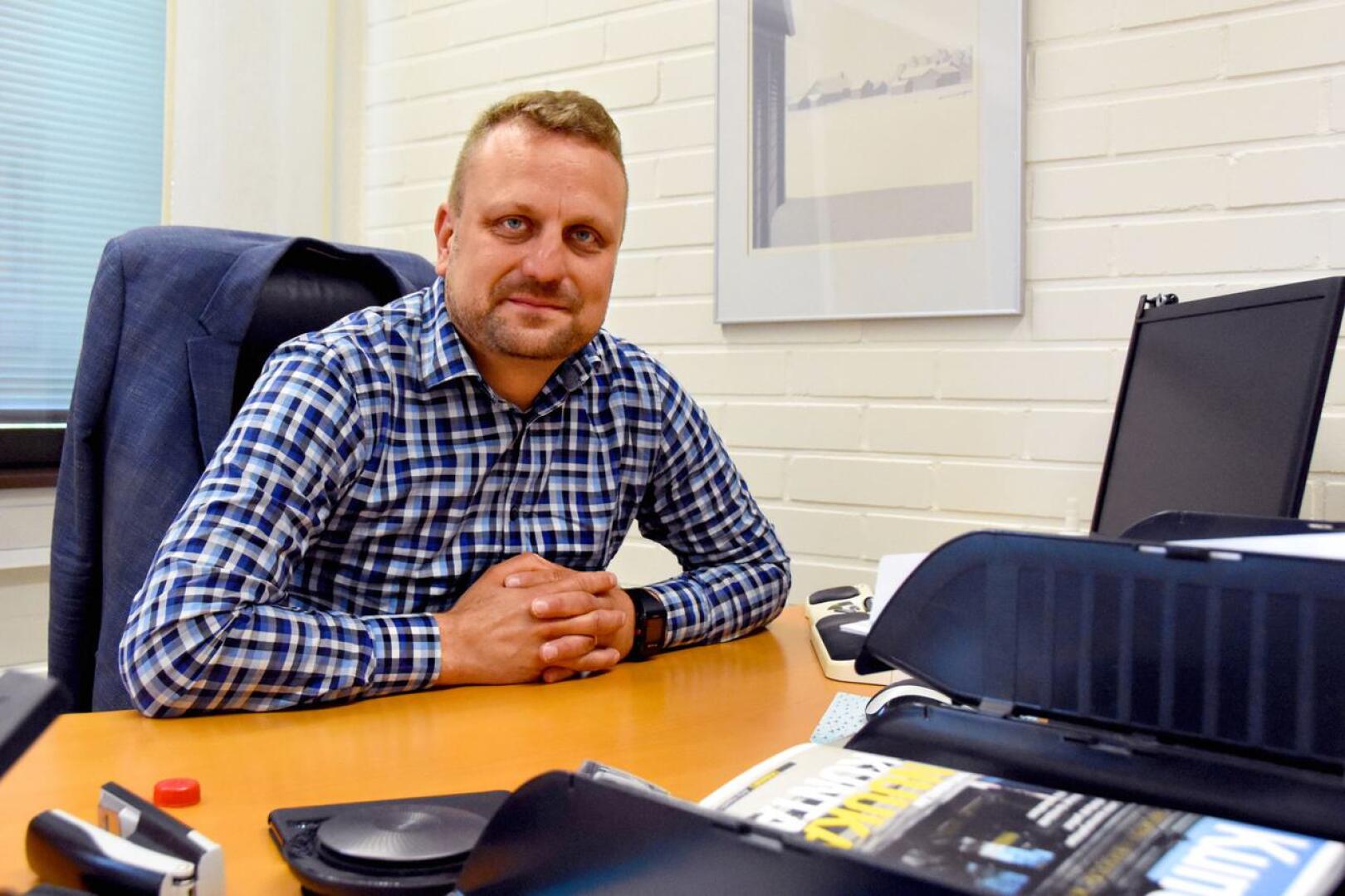 Haapaveden kaupunginjohtaja Antti-Jussi Vahteala on nousemassa seitsemän kunnan yhteisomistuksessa olevan energiayhtiön johtoon.