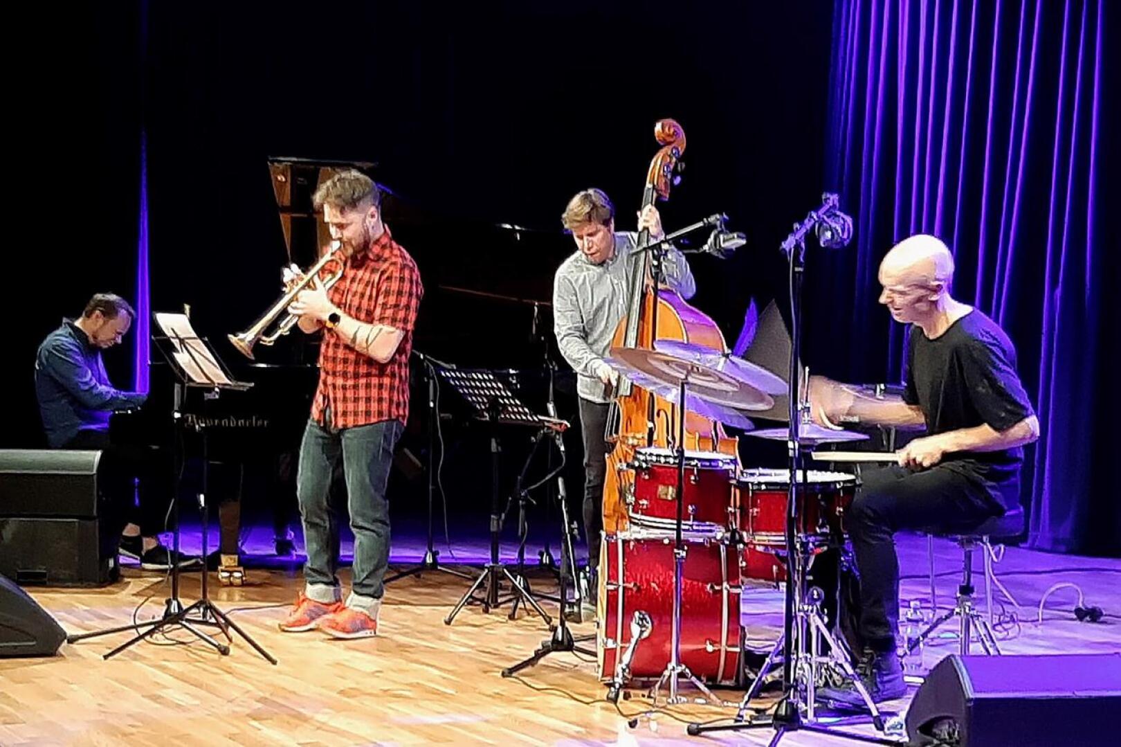 Ilmiliekki Quartet esiintyi Virta-salissa viime viikolla.