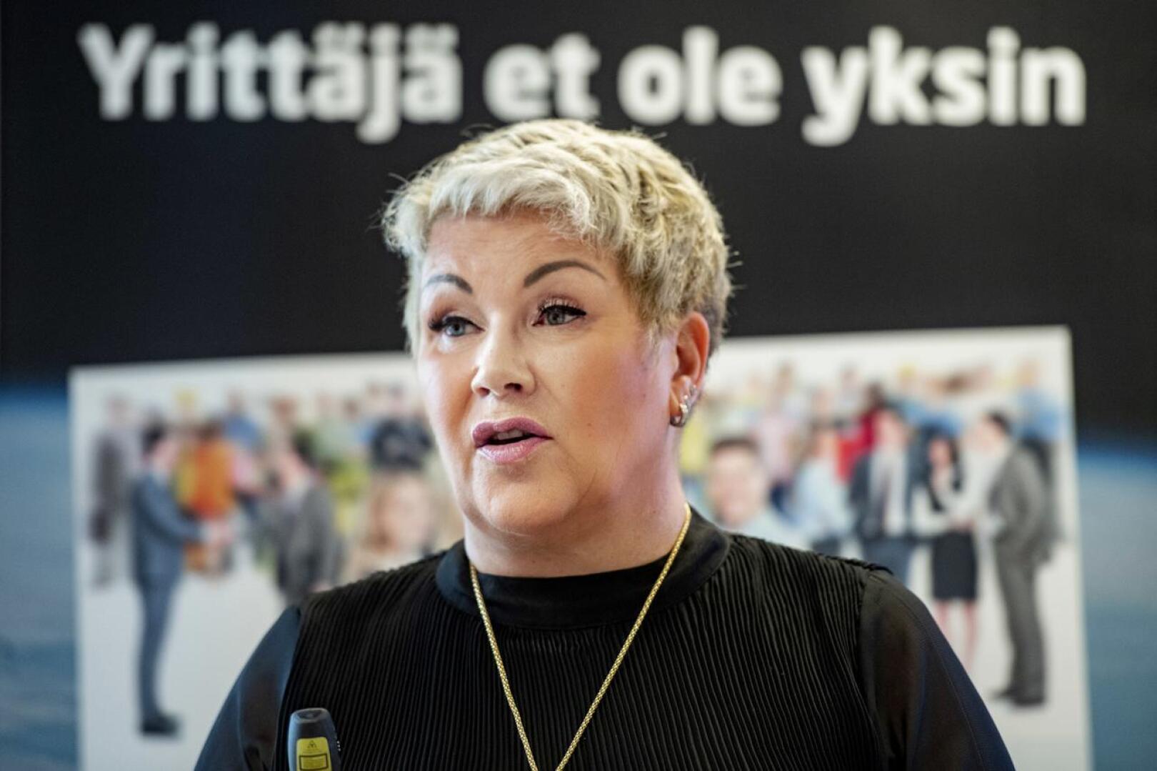 Keski-Pohjanmaan Yrittäjien toimitusjohtaja Mervi Järkkälä ei näe ongelmia KPO:n ja yrittäjien välisissä suhteissa.