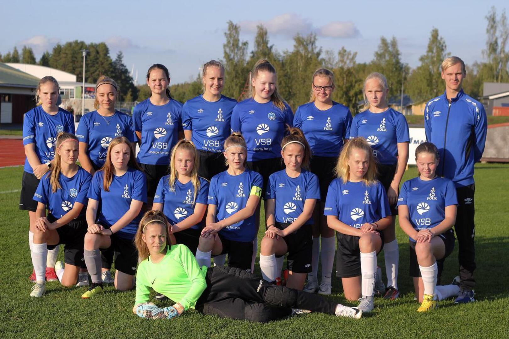 FC Folkin T14-joukkue voitti seurahistorian ensimmäisen piirimestaruuden.
