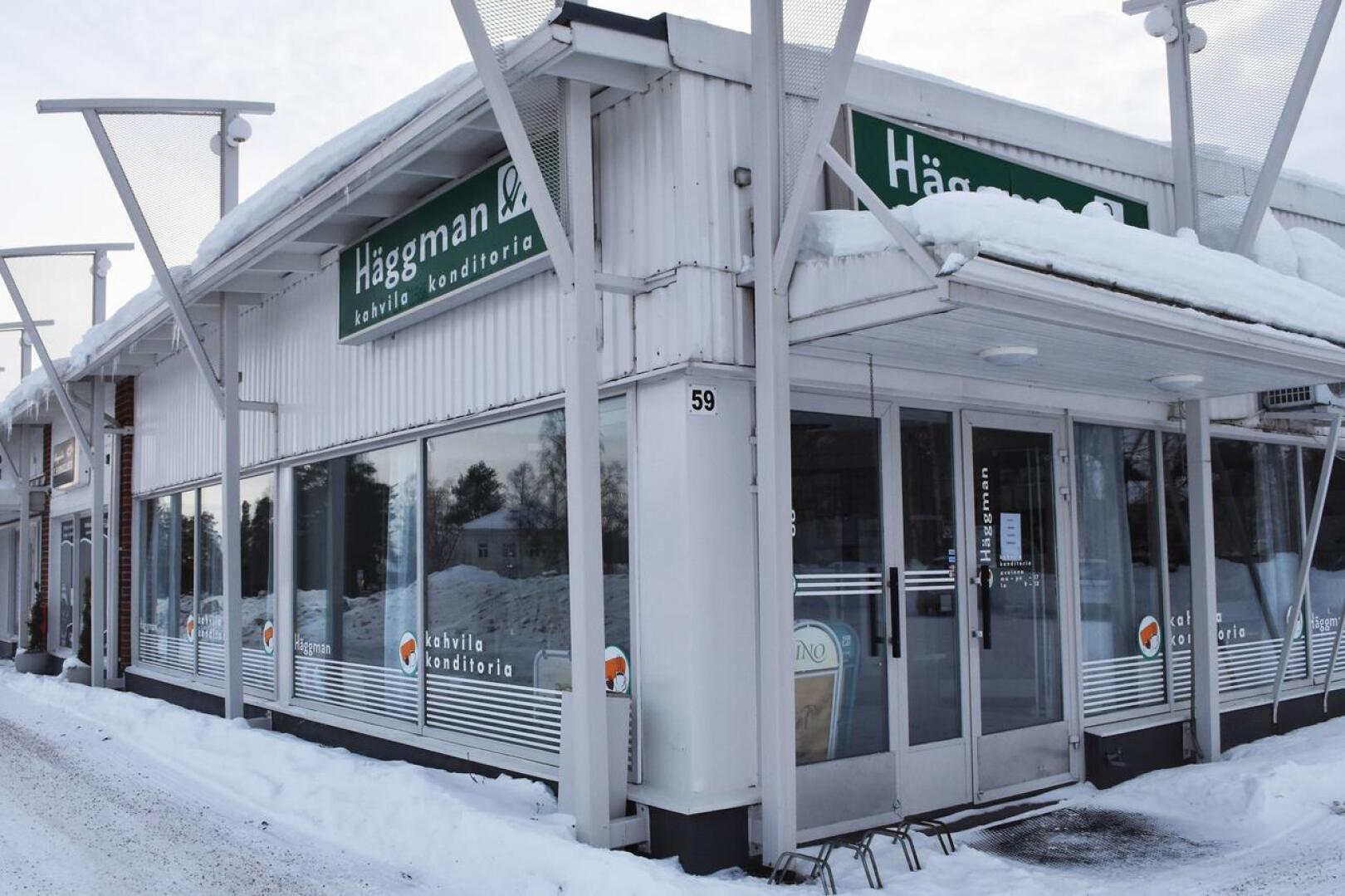 Häggmanin kahvila on toiminut Haapavedellä 1980-luvulta lähtien. 