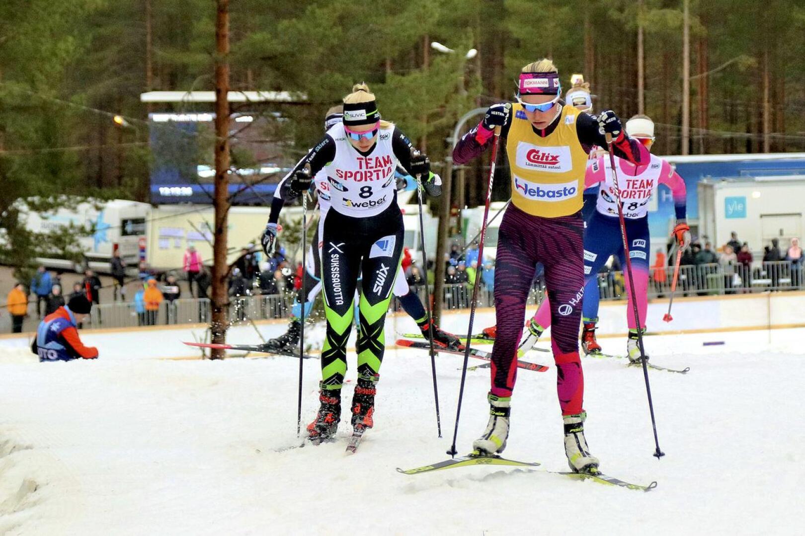 Team Skiersin Roosa Juuska starttasi hiihtokauteen Suomen Cupin avausviikonloppuna Vuokatissa.