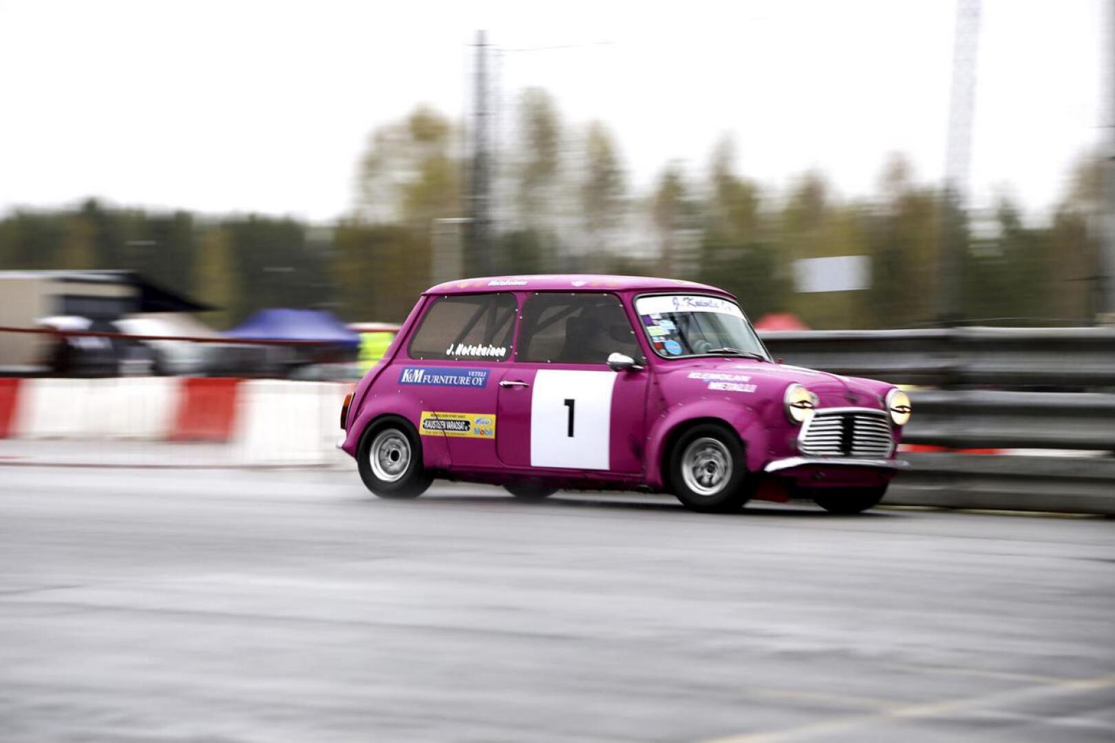Jani Hotakainen voitti mini1000-luokan viime vuonna Historic Racen Kemoran osakilpailussa. 