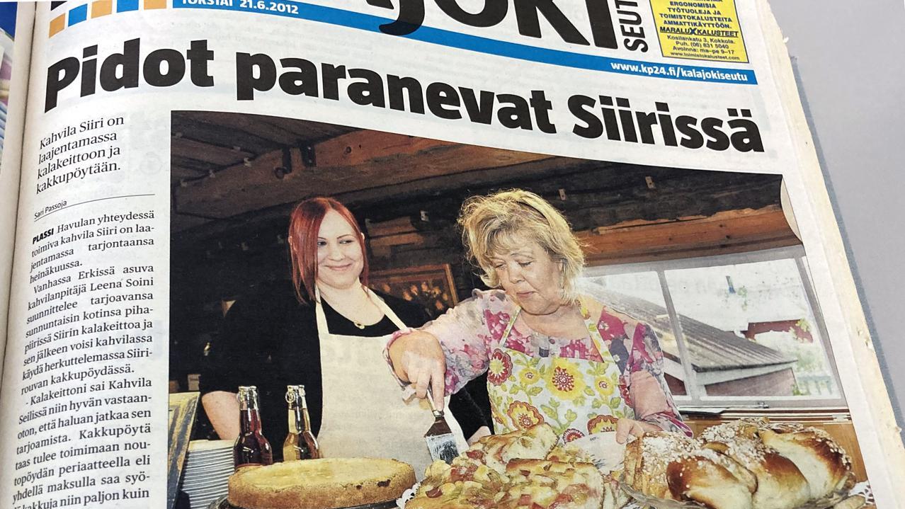 21. kesäkuuta vuonna 2012 Kalajokiseutu uutisoi, että Havulassa toimiva Kahvila Siiri on laajentamassa tarjontaansa heinäkuussa.
