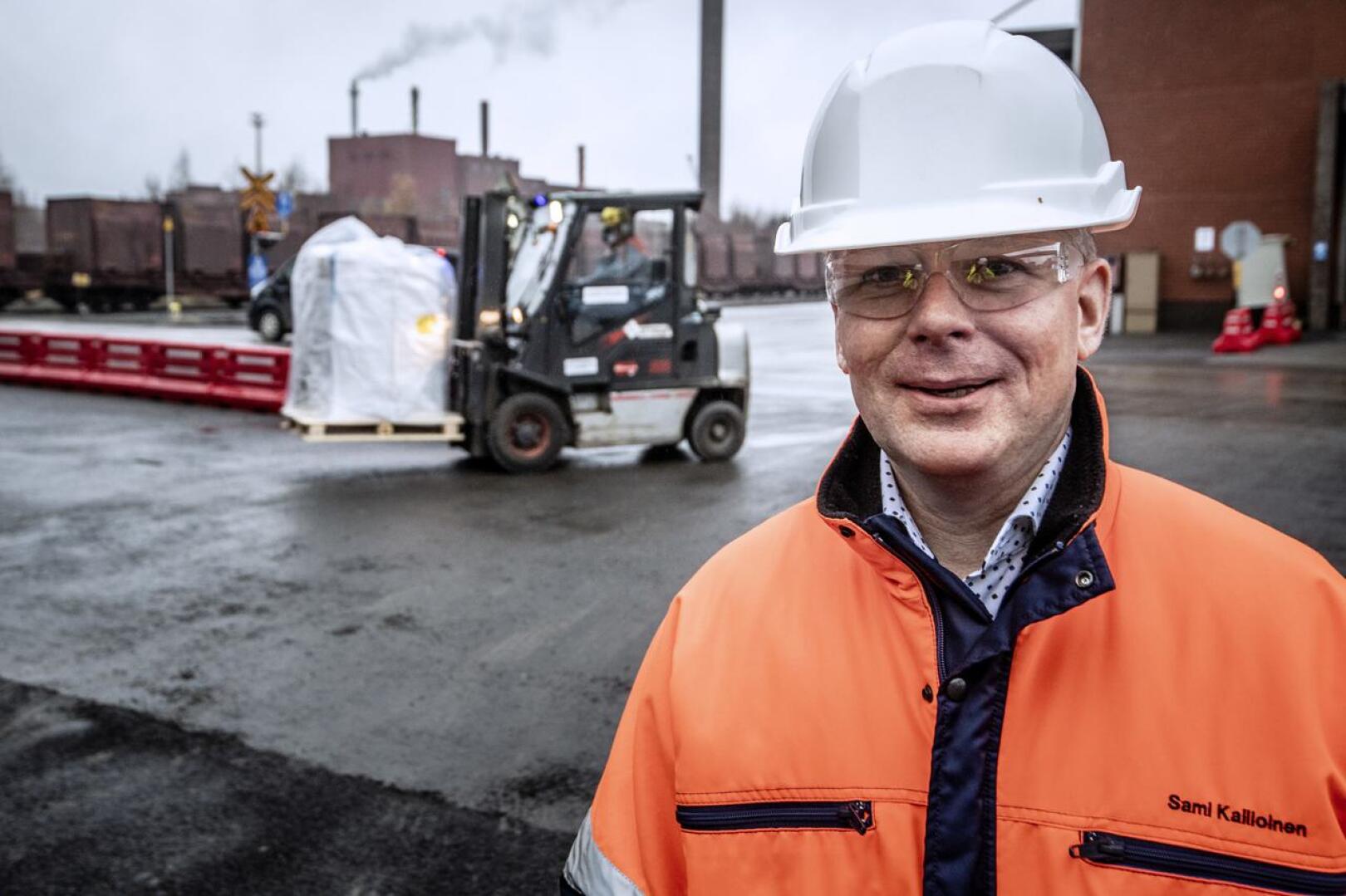 Kokkolan suurteollisuusalueen ytimessä sijaitsee Sami Kallioisen johtama kobolttitehdas Jervois Finland Oy.