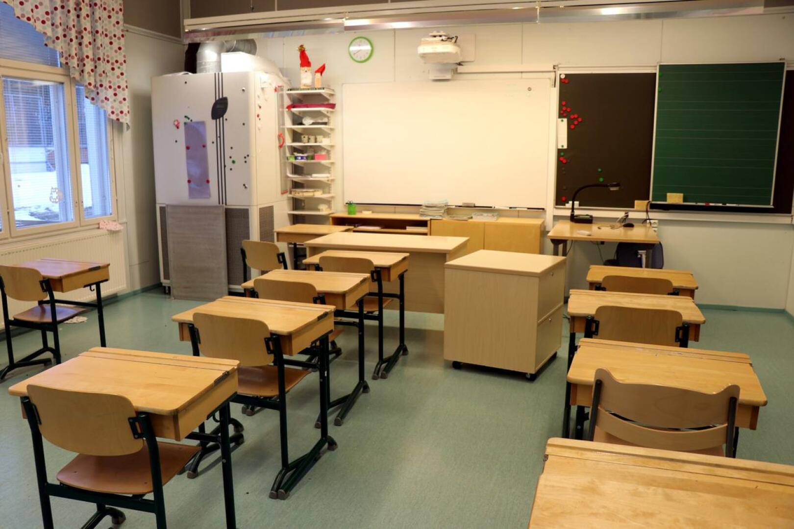 Oksakosken koululla opiskeltiin viimeksi muutaman viikon ajan koronakeväänä 2020 ennen koulujen päättymistä. 