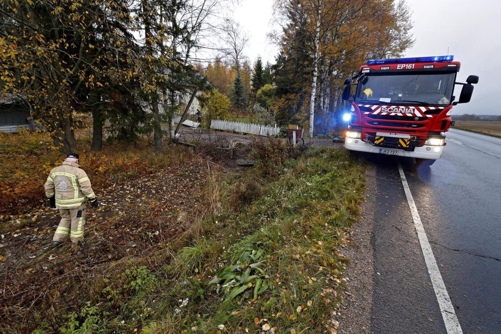 Onnettomuus tapahtui noin 8 kilometriä ennen Jalasjärven keskustaa.