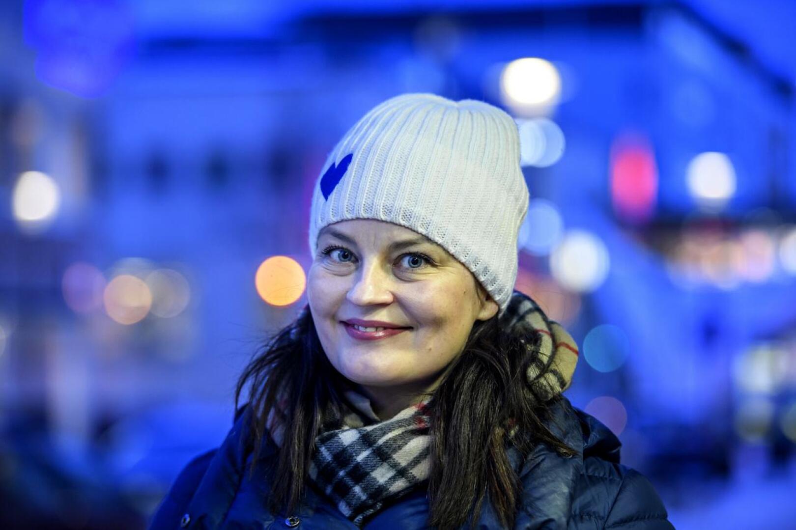 Kokoomuksen puoluesihteeri Kristiina Kokko vieraili Kokkolassa.