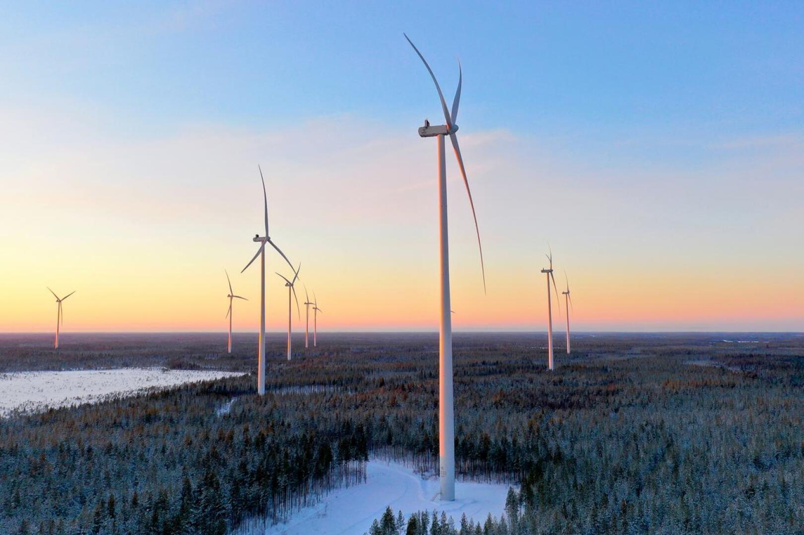 Kannuksessa valmistui vuonna 2022 uusia tuulivoimaloita 61, tuotantokapasiteettina mitattuna kolmanneksi eniten koko Suomessa.
