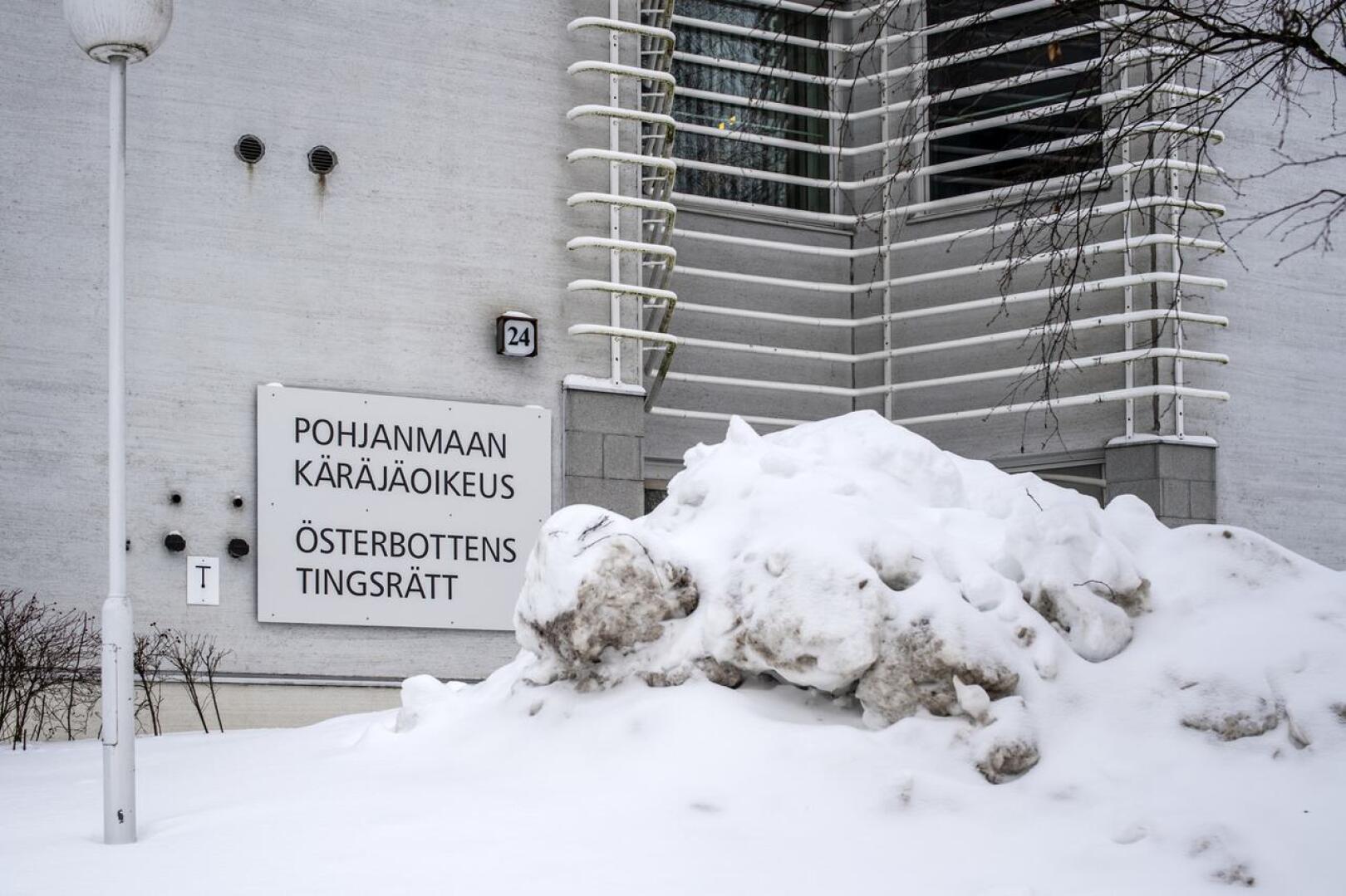 Tuomio seksuaalisesta ahdistelusta annettiin perjantaina Pohjanmaan käräjäoikeudessa.