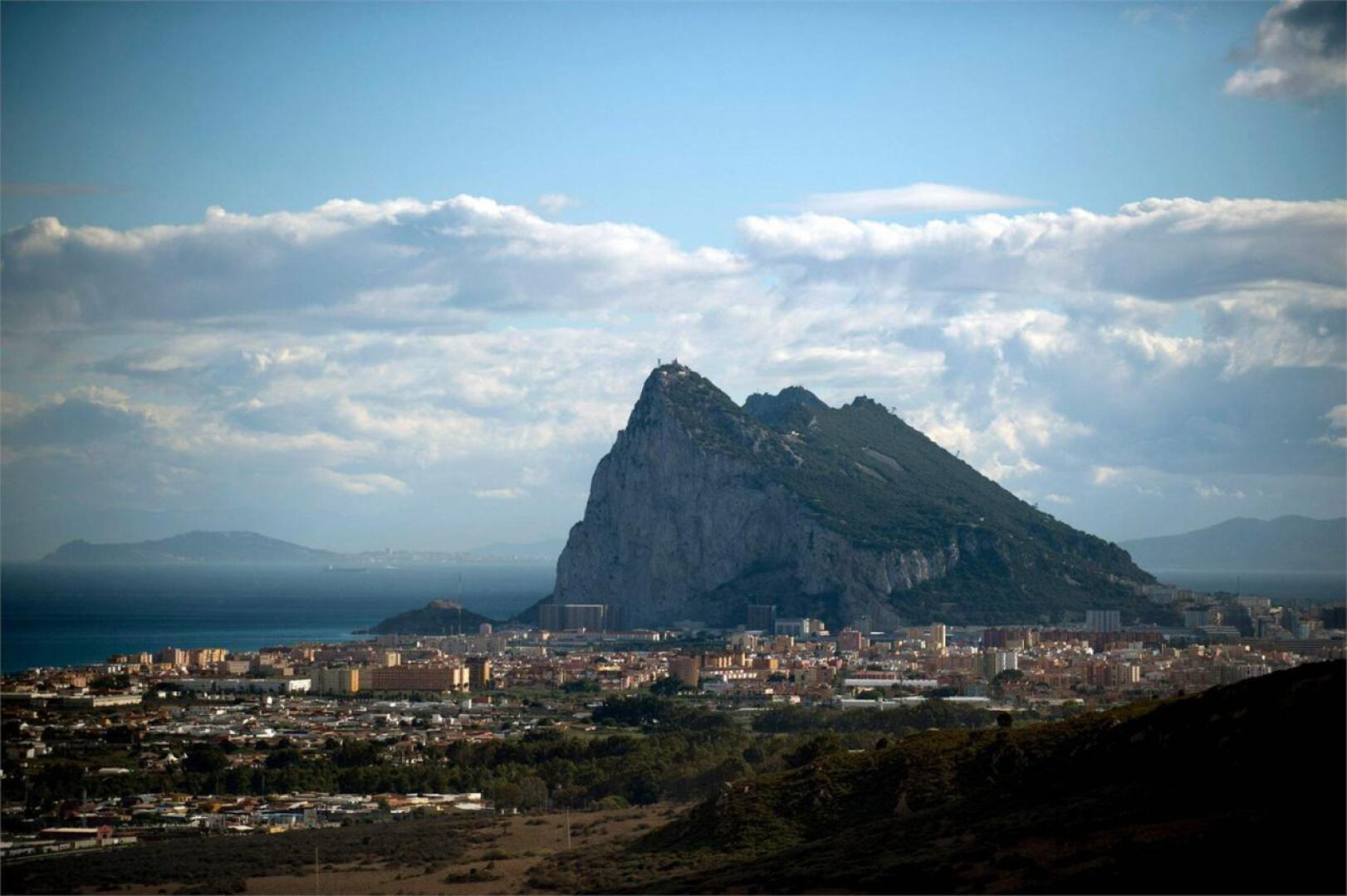 Gibraltar on kuulunut Britannialle vuodesta 1713 lähtien, mutta Espanja haluaisi sen itselleen. - LEHTIKUVA/AFP 