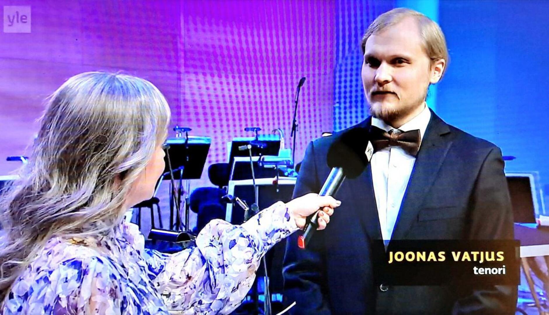 Joonas Vatjus sijoittui Lappeenrannan laulukilpailussa jaetulle kolmannelle sijalle miesten sarjan finaalissa, jossa lauloi kolme laulajaa.