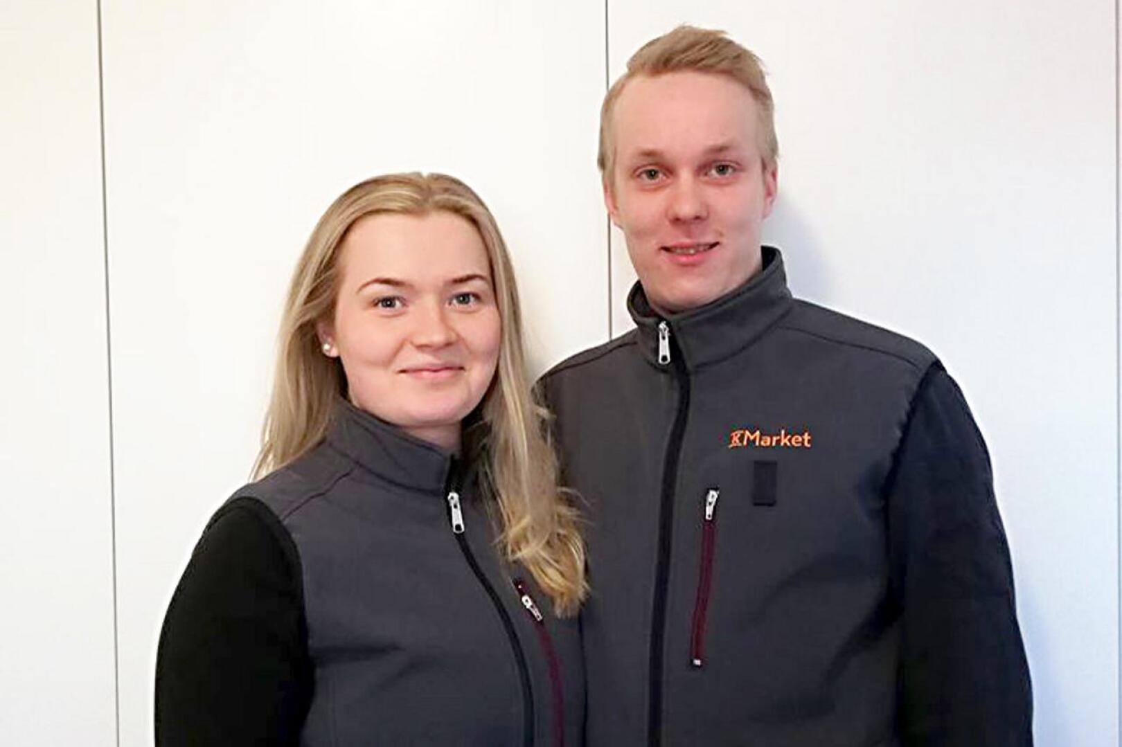 Anni-Elina Säävälä ja Toni Ollila ehtivät olla K-kauppiaana Haapavedellä vajaat kolme vuotta ennen Haapajärvelle siirtymistä.