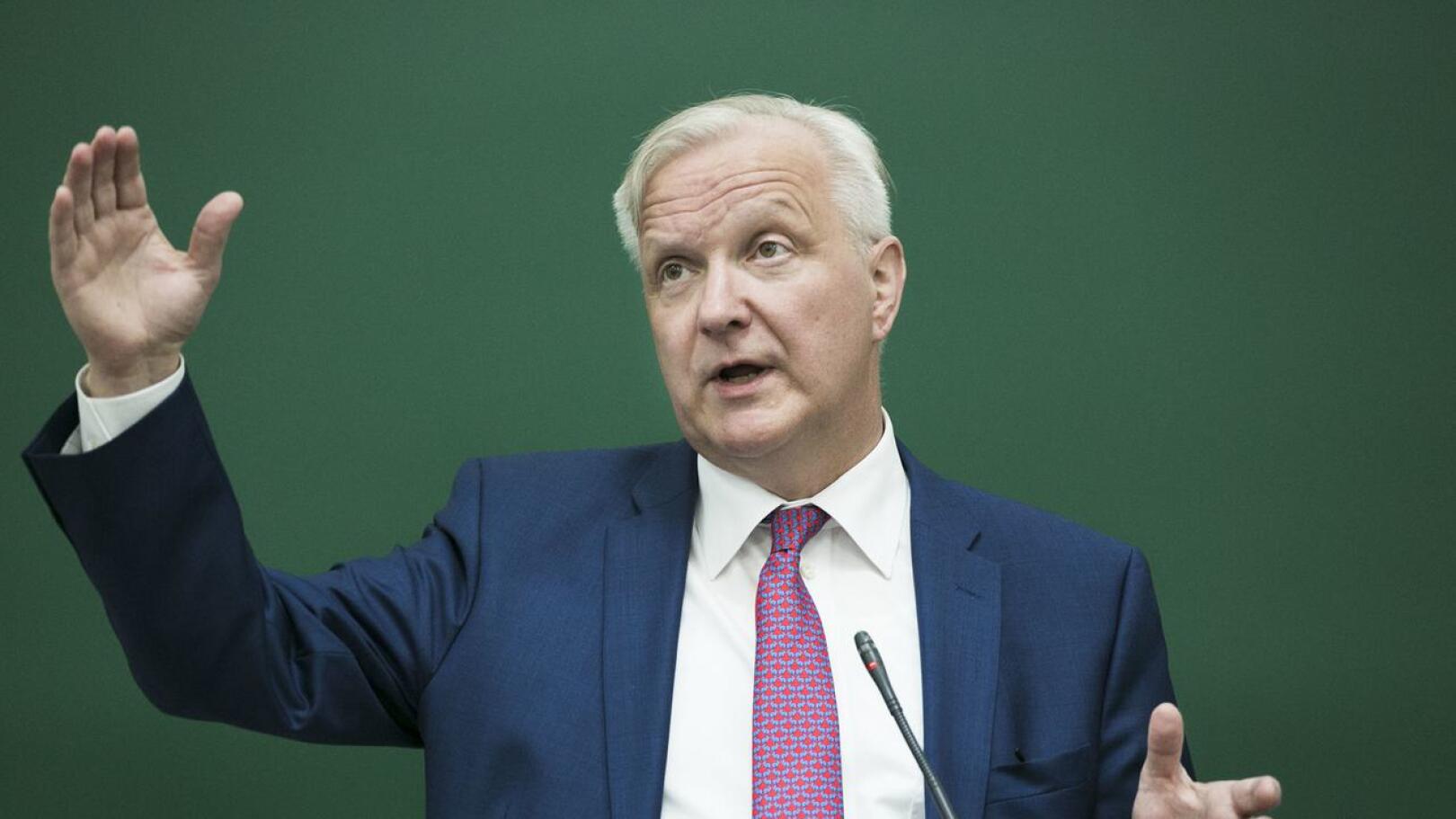 Olen pohtinut asiaa. En sulje pois presidenttiehdokkuutta, Olli Rehn vastasi presidenttiehdokkuuteensa liittyvään kysymykseen Ylen ykkösaamussa.