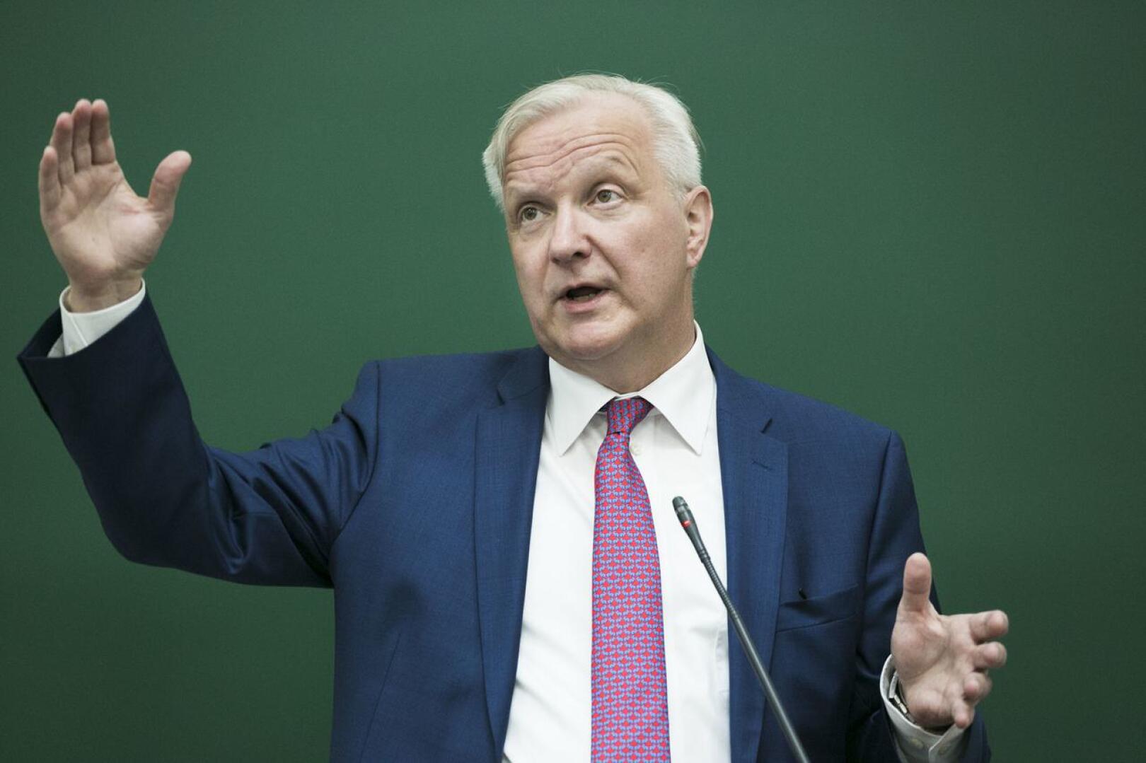 Olen pohtinut asiaa. En sulje pois presidenttiehdokkuutta, Olli Rehn vastasi presidenttiehdokkuuteensa liittyvään kysymykseen Ylen ykkösaamussa.