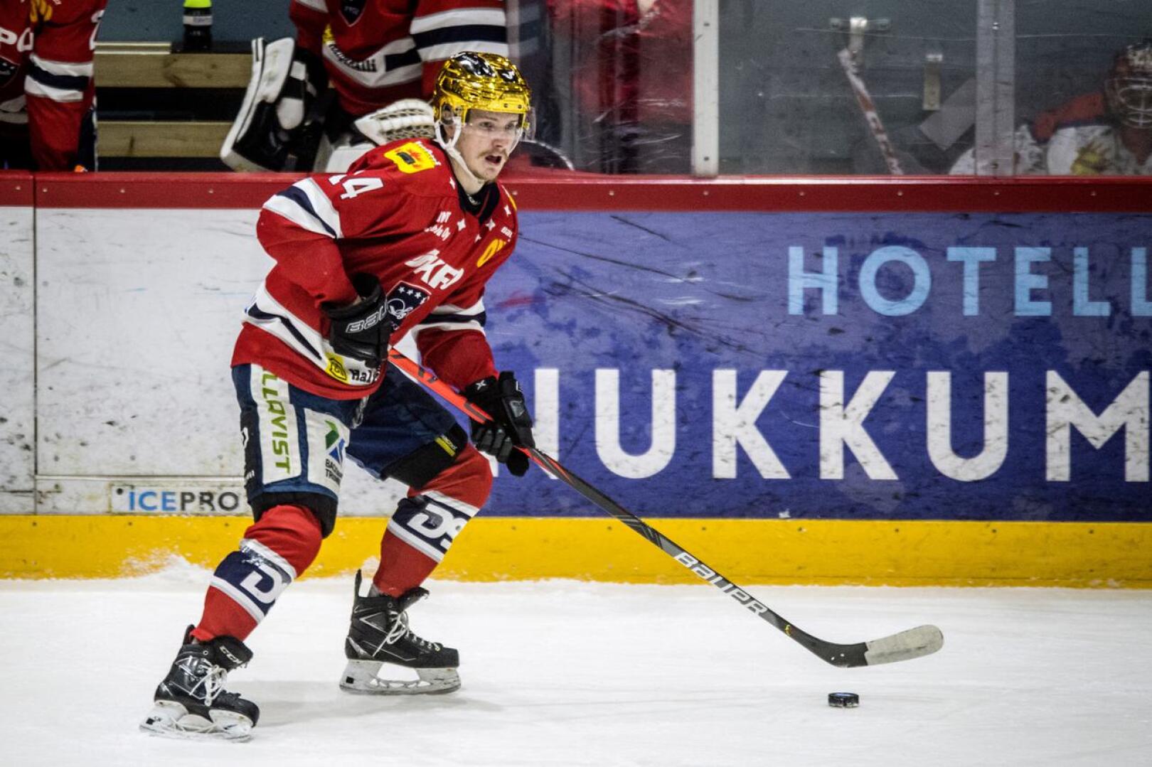 Erik Ahopelto järjesti Hermekselle lisäpisteen Rovaniemeltä.