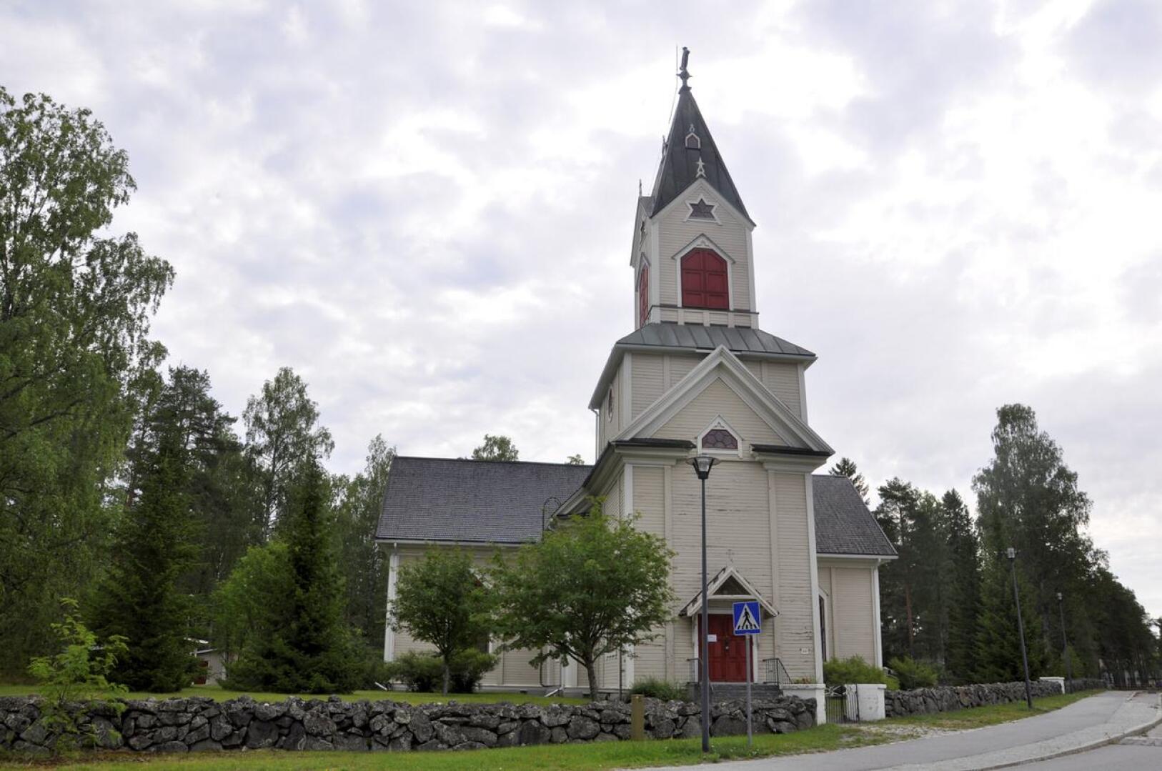 Seurakuntavaalit lähestyvät. Kuvassa Lestijärven kirkko. Lestijärvi kuuluu Toholammin seurakuntaan.