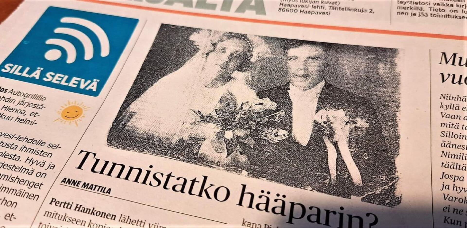 Paavo Mäkelä sanoo, että kuvassa ei ole Veikko Hatunen, joka oli hänen äitinsä ensimmäinen puoliso.