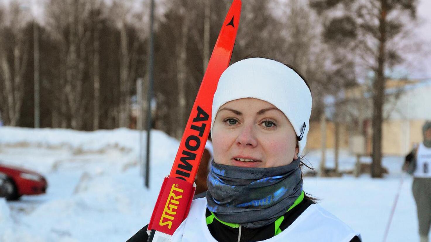 Maria Sorvisto nousi Keski-Pohjanmaan Hiihdon johtopaikalle.
