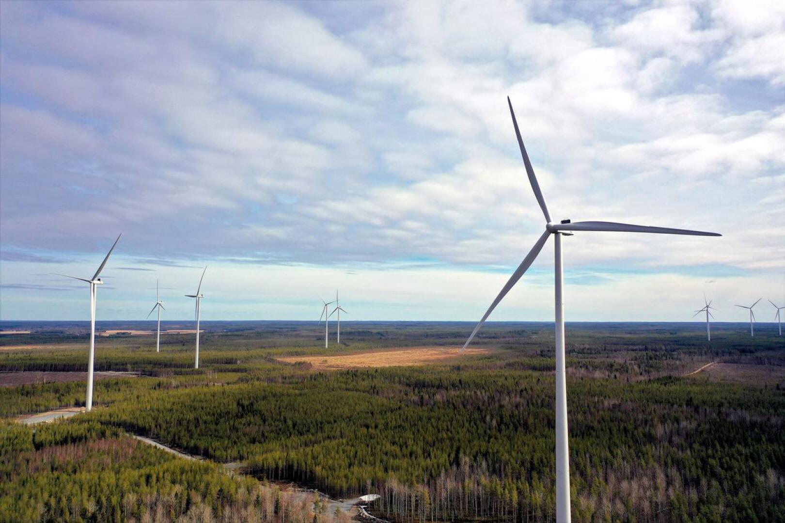 Korpelan Energia saa omitukseensa lisää osuuksia tuulivoimalla tuotetusta sähköstä.