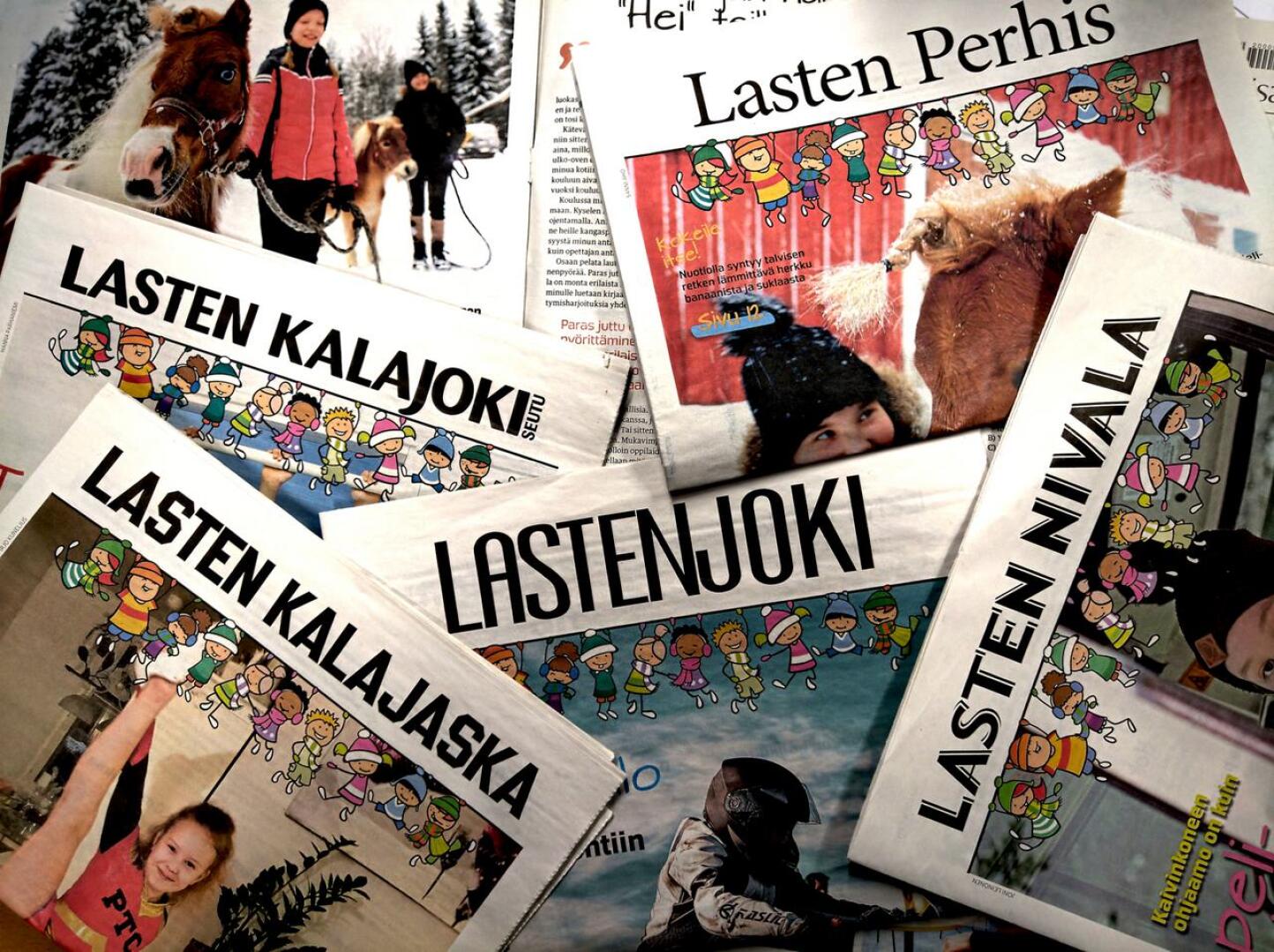 KPK Medioiden lehtien välissä tulleita lasten lehtiä. 