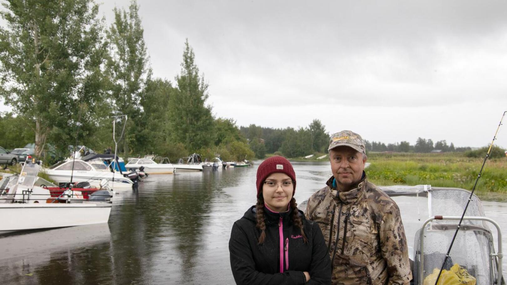 Antero ja Kaisa-Maria Kujala kalastivat aiempien vuosien kokemuksella.