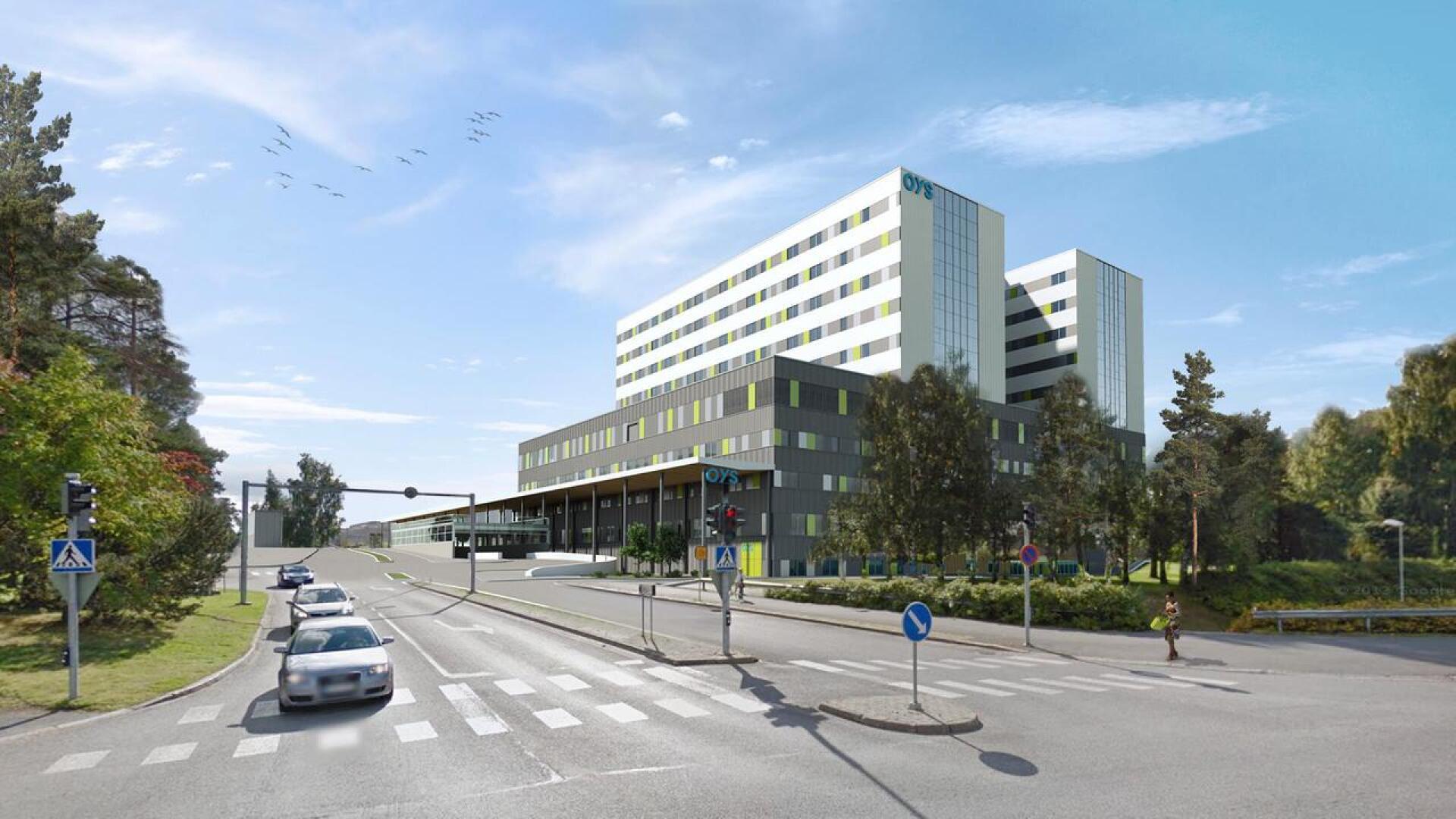Uuden sairaalan tiloja saadaan käyttöön vuoden 2022 loppuun mennessä.  Rakentamiseen päästään keväällä 2019. 