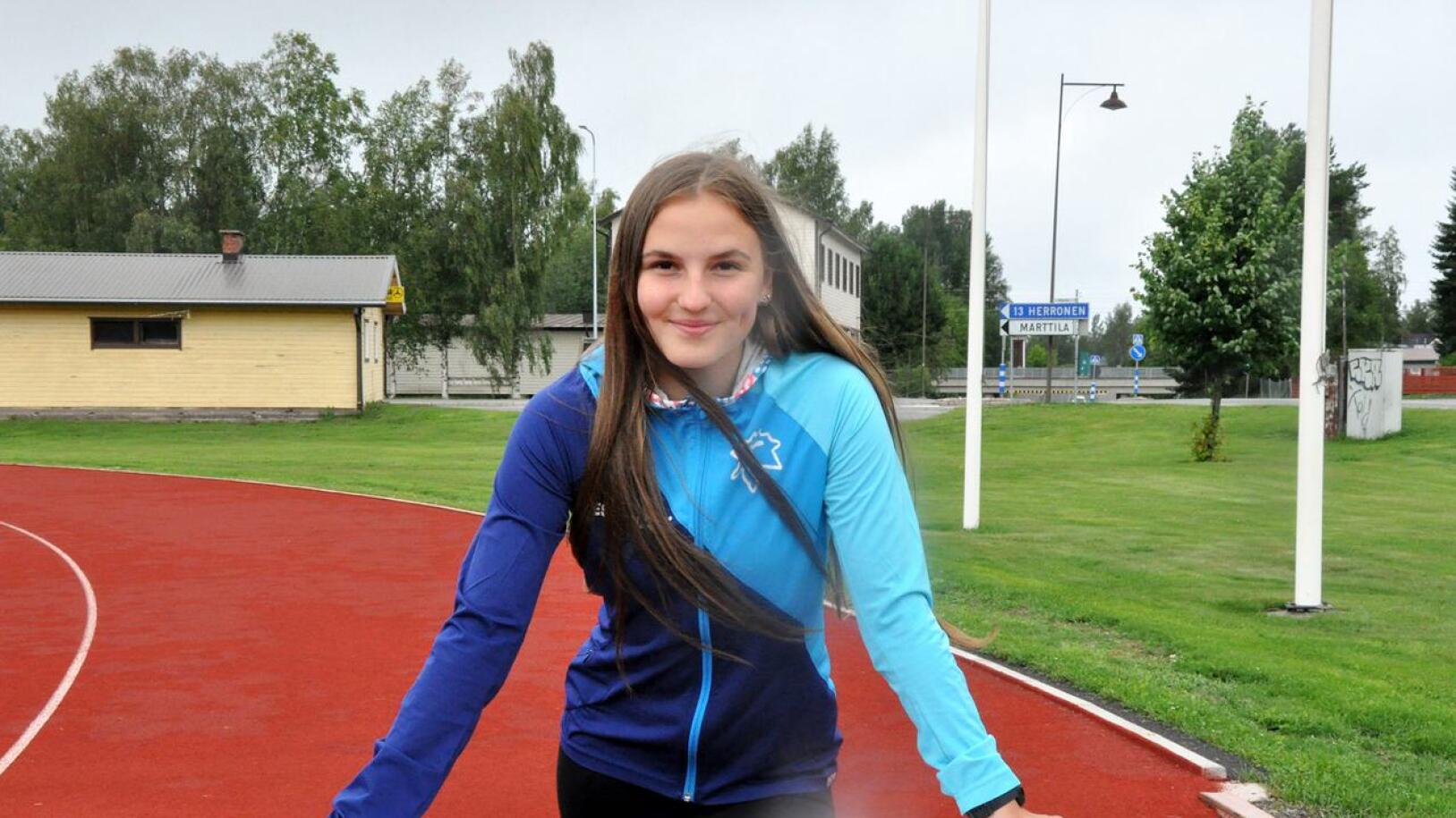 Estejuoksu on Melissa Kykyrin päämatka, mutta maantiejuoksussakin kulki Suomen mestaruuden arvoisesti.