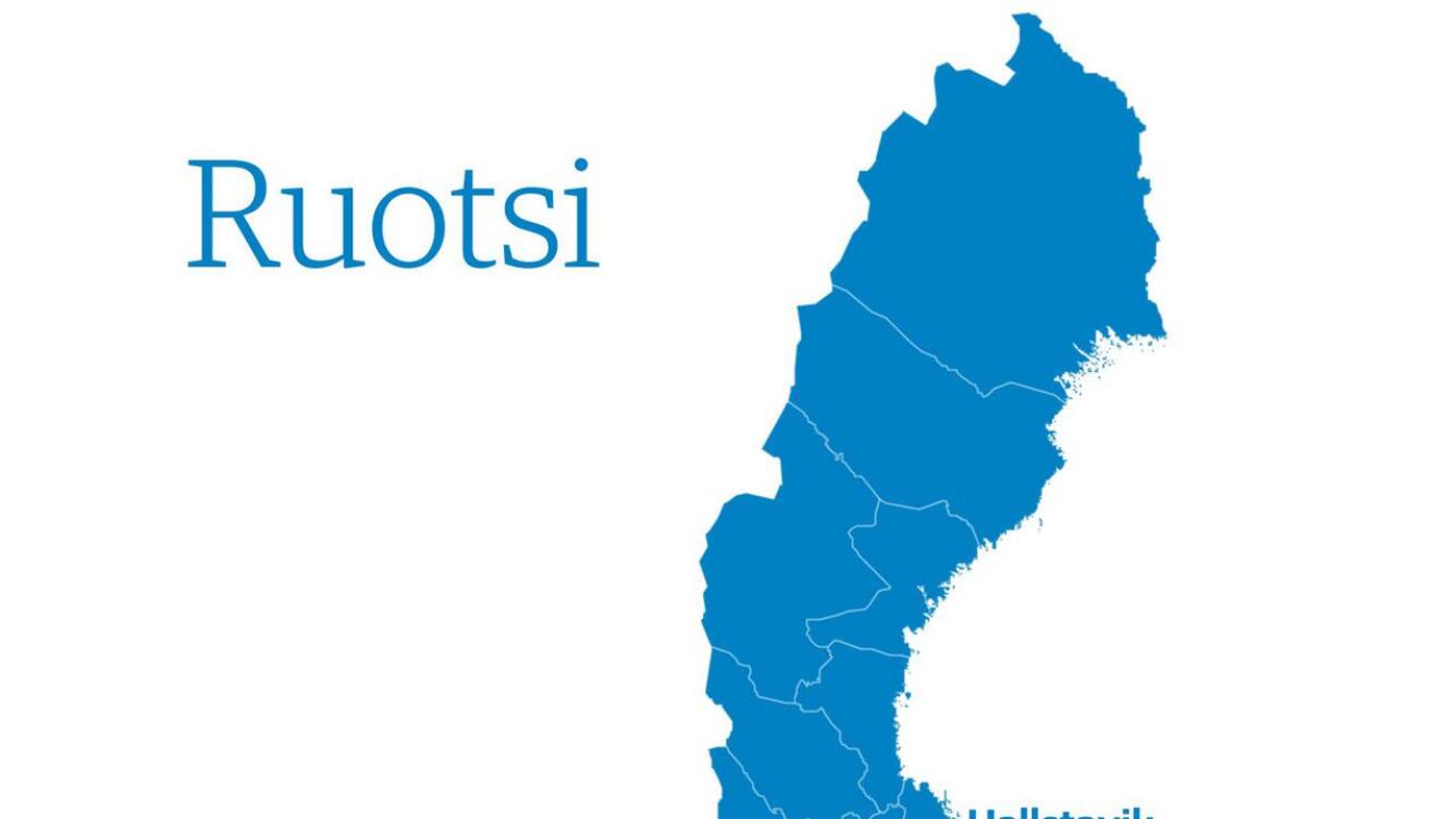 Mirjam Huuki sylissään vuoden täyttävä Julle, vieressä isoveli Santtu. Vuosi on 1976.