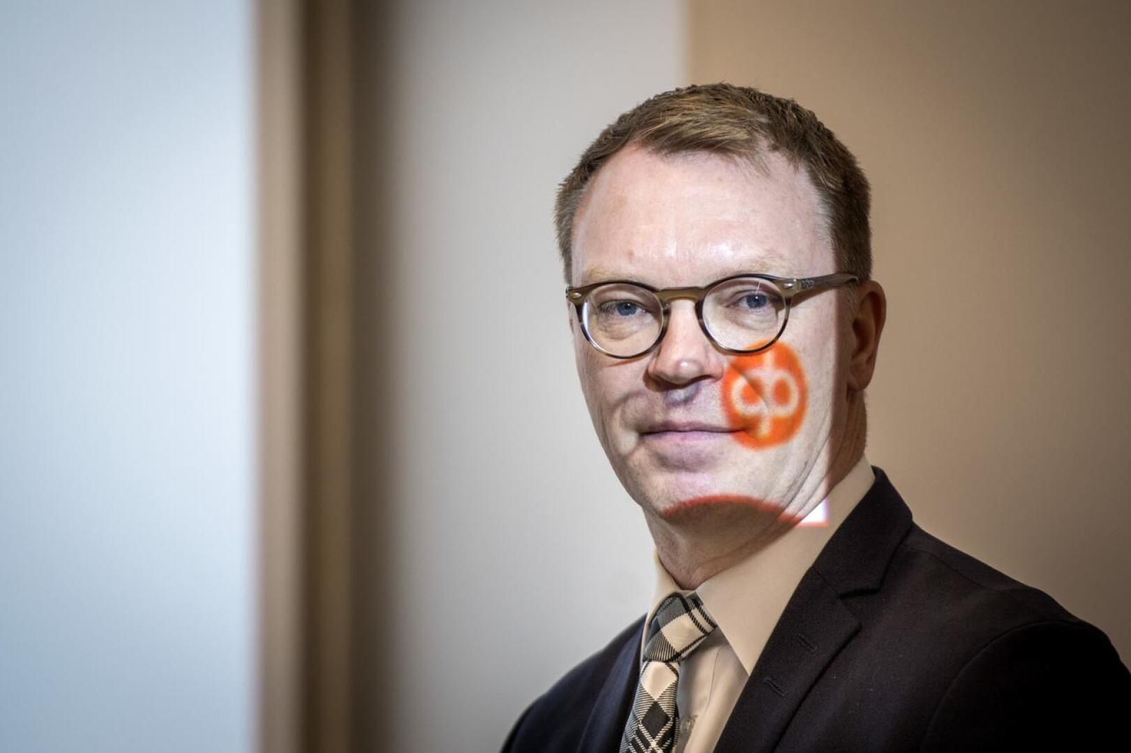 Keski-Pohjanmaan Osuuspankin toimitusjohtaja Jyrki Rantala. Kuva on viime vuoden helmikuulta.