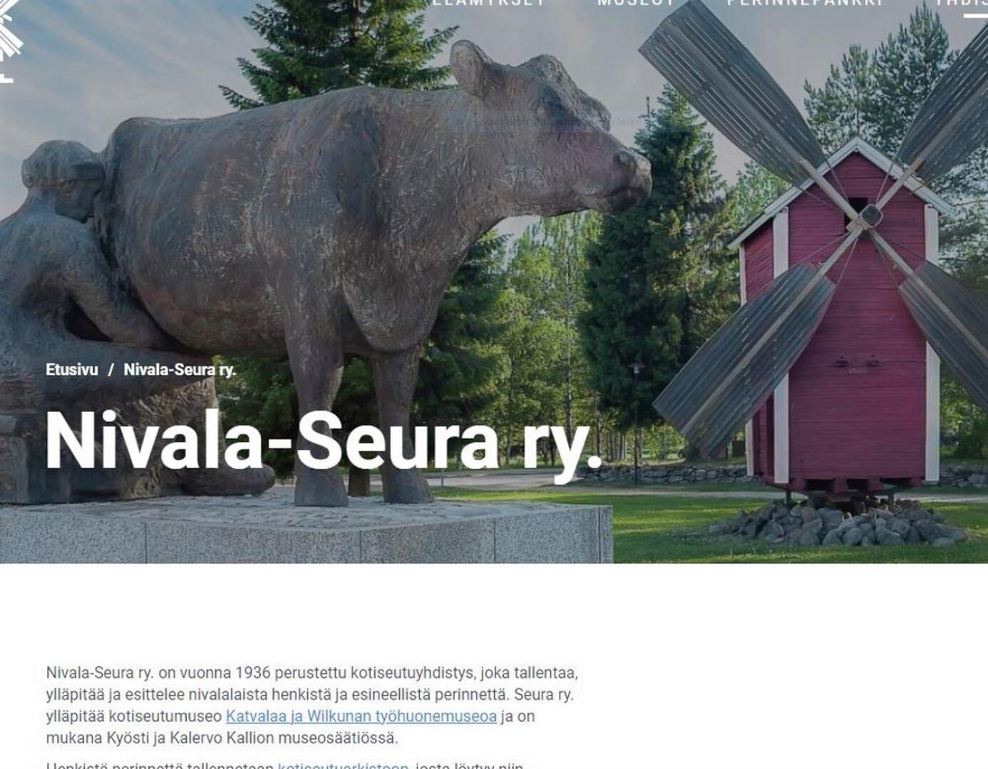 Nivala-Seuran nettisivut toimivat jälleen.